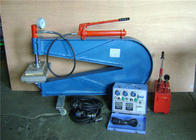 Máquina manual do reparo da correia de borracha de imprensa hidráulica equipada com as rodas